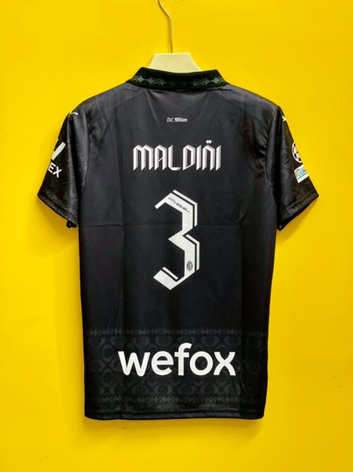 AC MILAN 2023-24  BLACK 4TH KIT   MALDINI