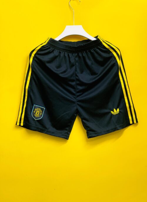 MANCHESTER UNITED 2025/26 THIRD SHORTS WITH YELLOW STRIP