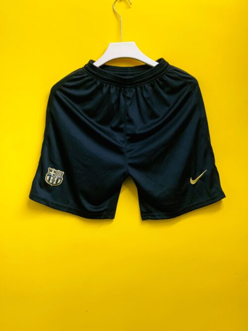 FC BARCELONA  FULL BLACK FOOTBALL SHORTS