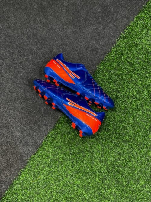 SEGA METALLIC LEATHER BLUE+ORANGE