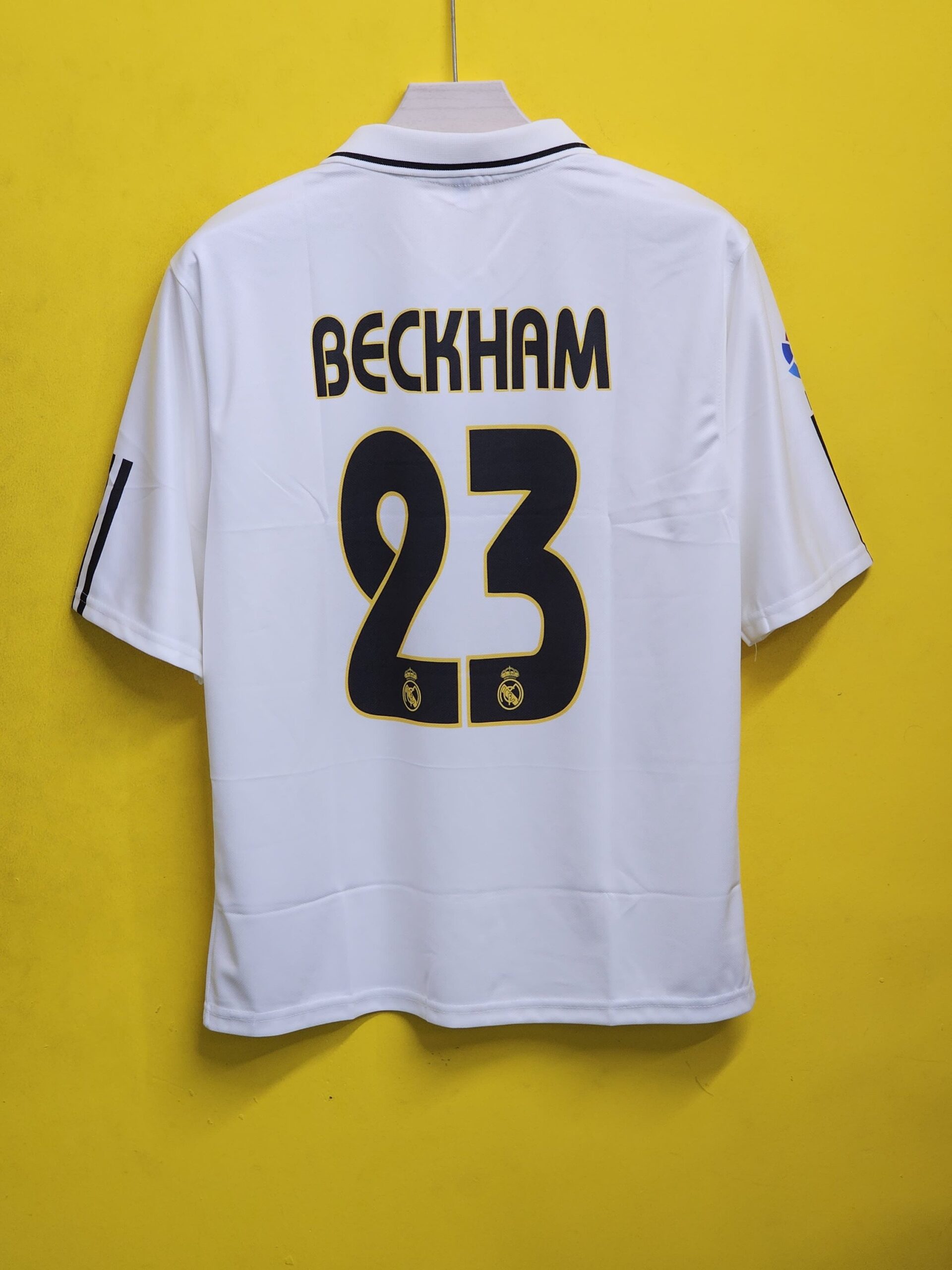 REAL MADRID 2003-04 RETRO HOME JERSEY FIVESLEEV - Image 3