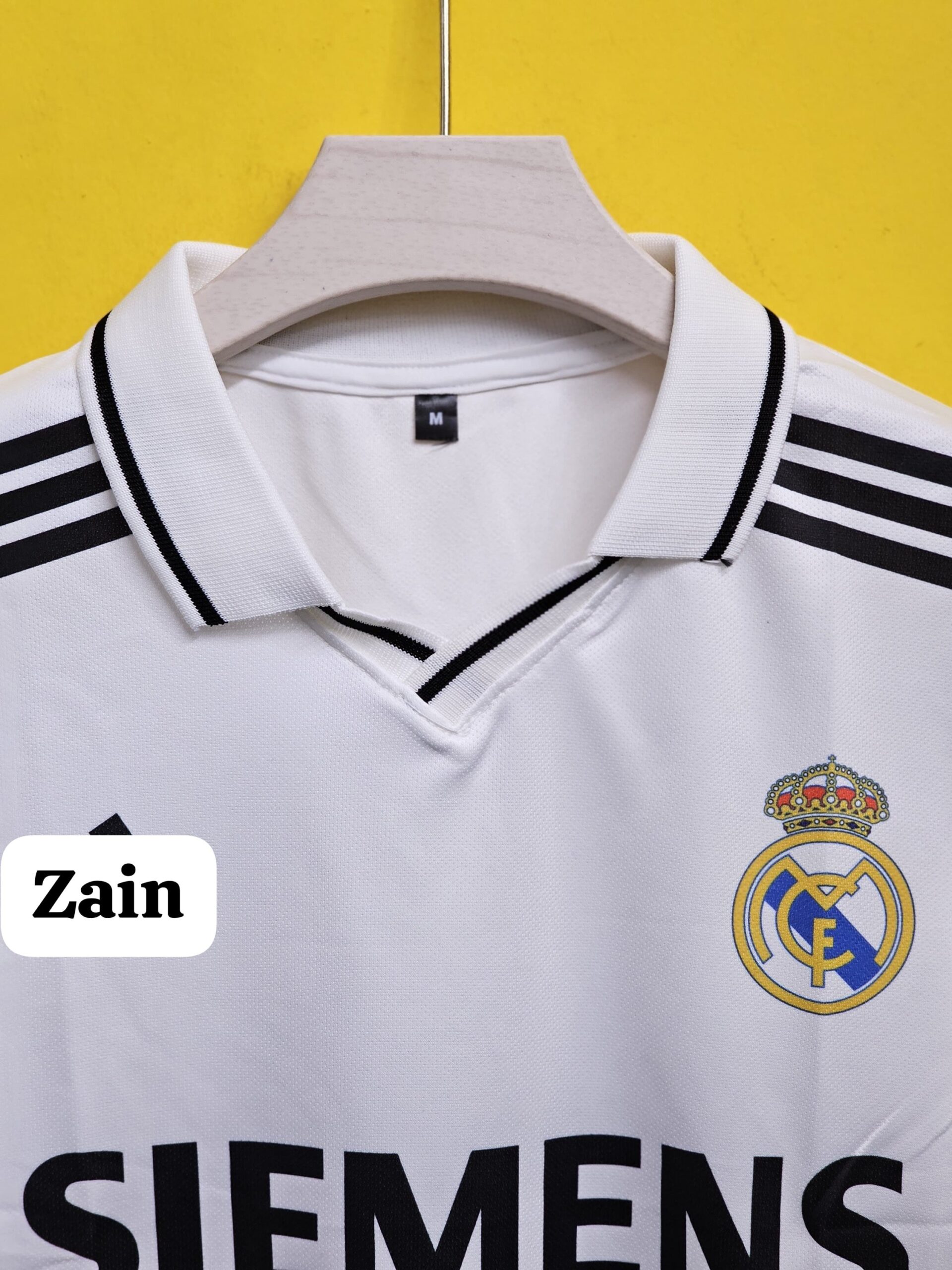 REAL MADRID 2003-04 RETRO HOME JERSEY FIVESLEEV - Image 2
