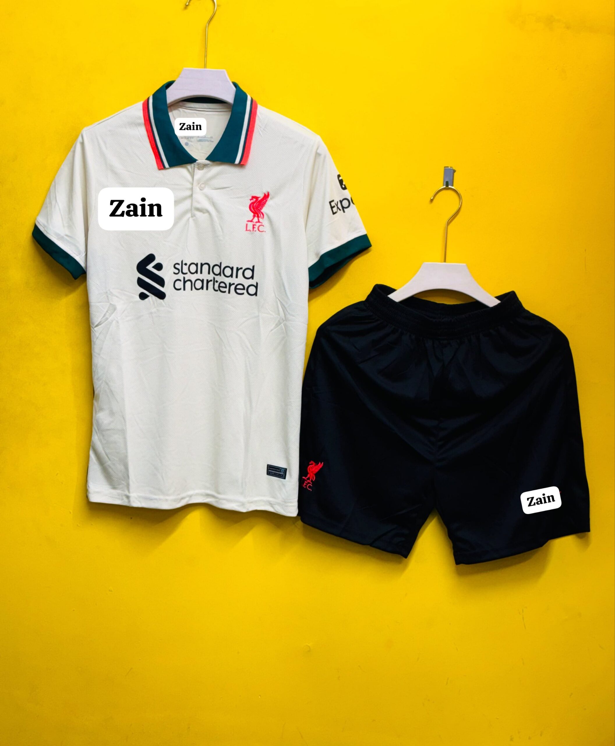 Liverpool FC 2021/22 Away Kit EMBROIDERY