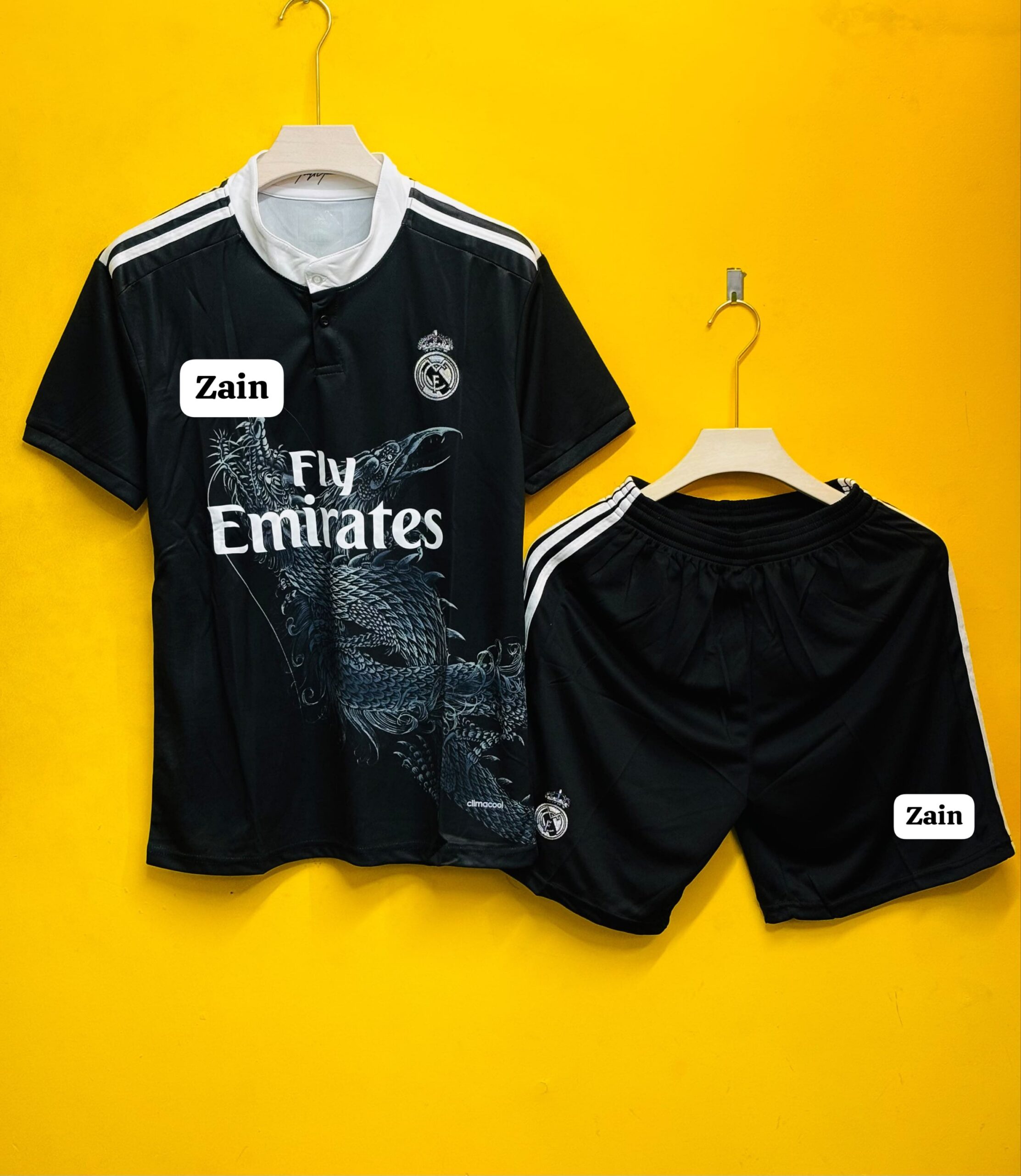 iconic black dragon Adidas Real Madrid 2014/15 kit