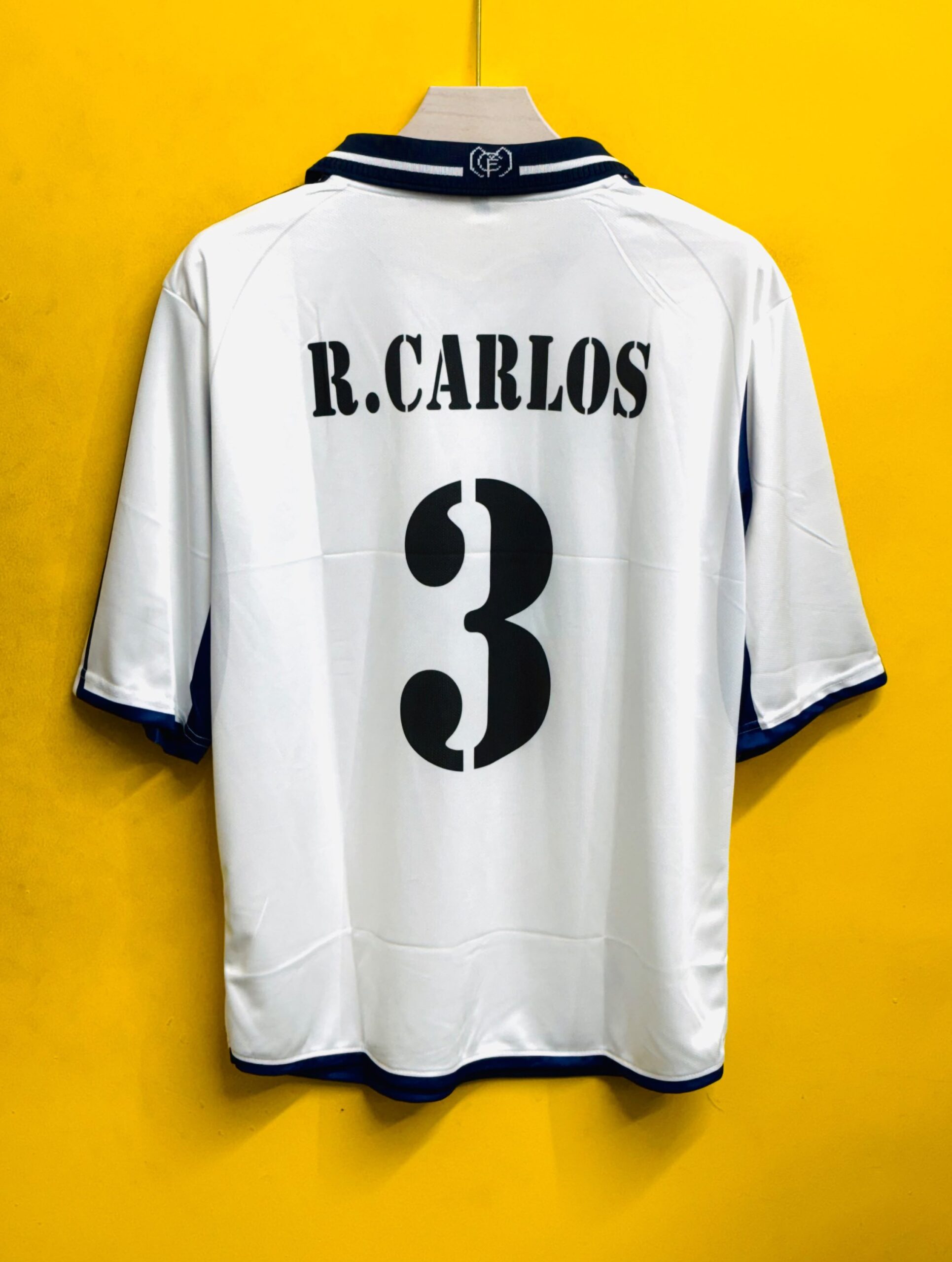 REAL MADRID 1998-2000 HOME RETRO FIVESLEEV JERSEY - Image 4