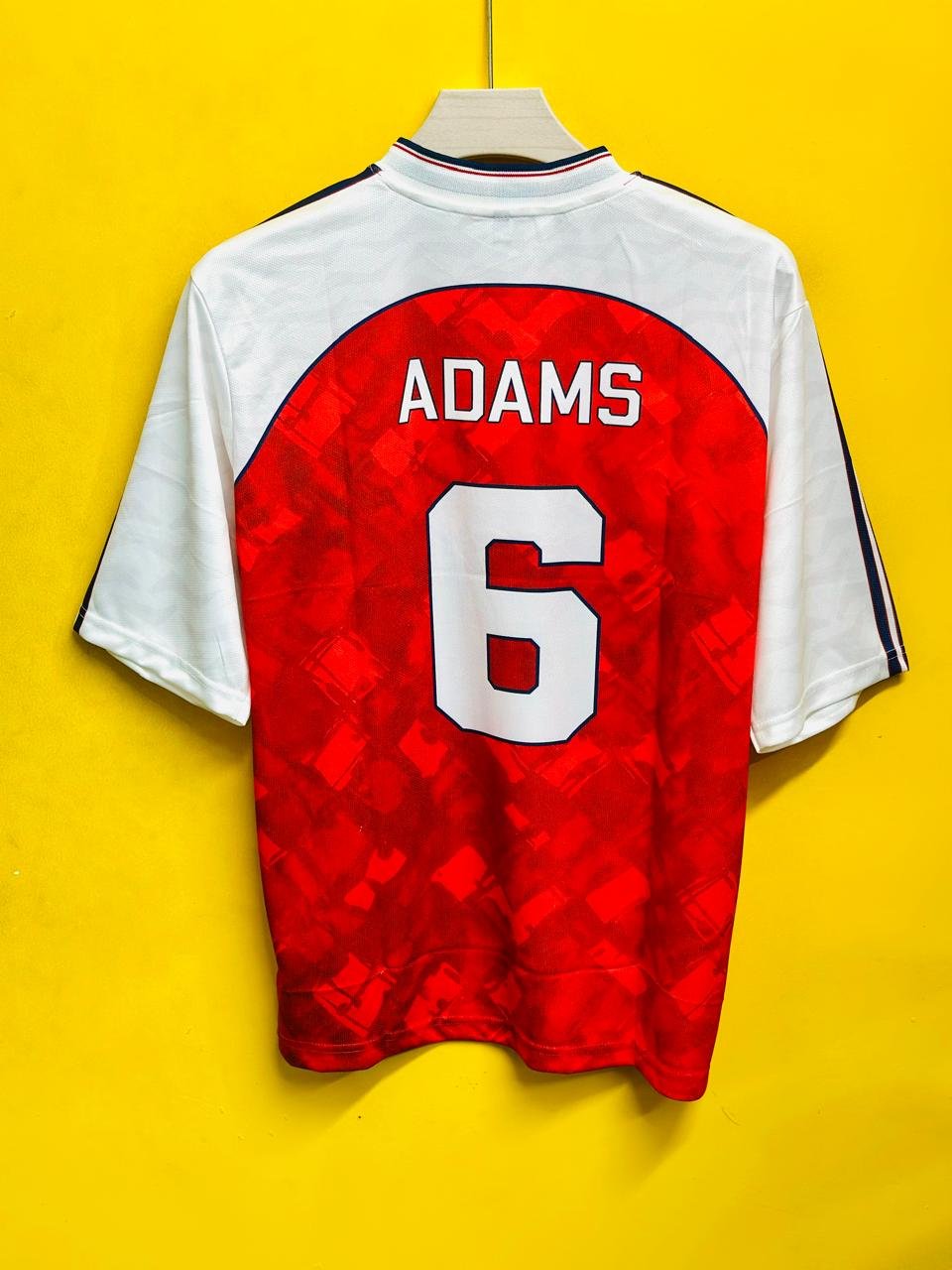 ARSENAL 1990/92 HOME KIT ADAMS( FIVE SLEEV EMBROIDERY) - Image 4