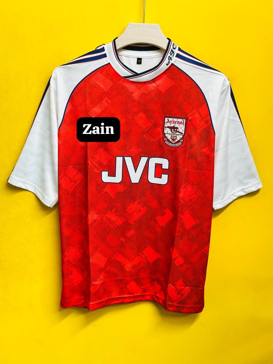 ARSENAL 1990/92 HOME KIT ADAMS( FIVE SLEEV EMBROIDERY)