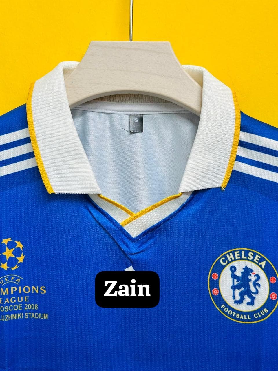 CHELSEA UCL FINAL 2008 DROGBA RETRO( FIVESLEEV)