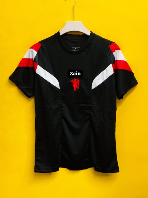 MAN UNITED TEE BLACK FAN VERSION