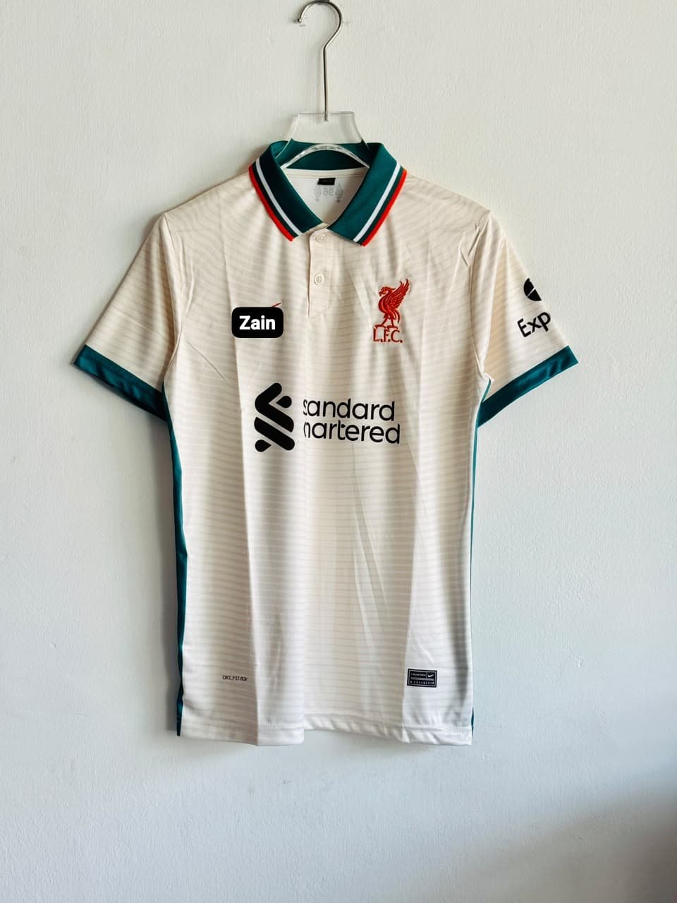 LIVERPOOL FC 2021-22 AWAY DIOGO J (Embroidery)