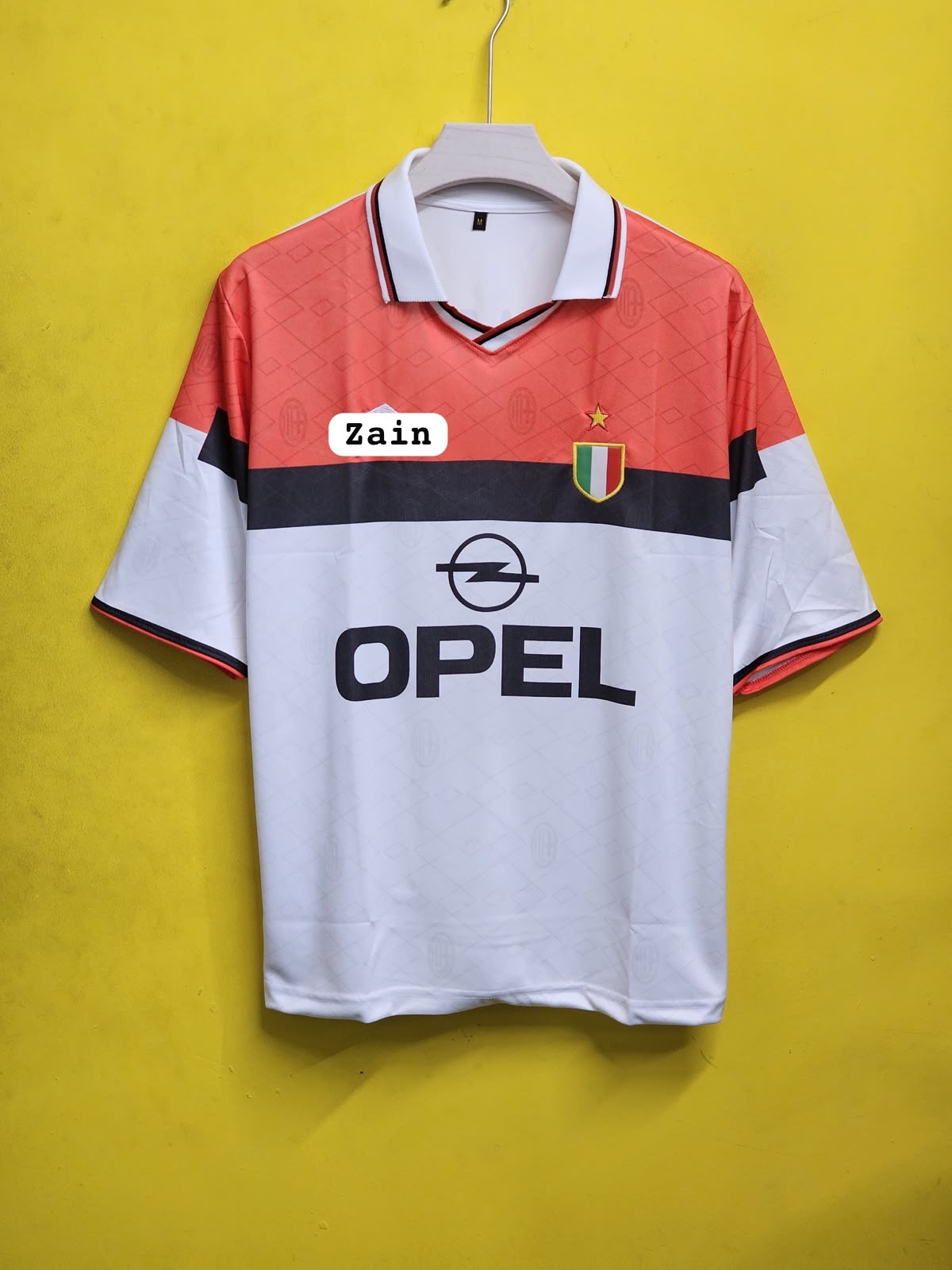 ACMILAN MALDINI 1994-1995 AWAY EMBROIDERY FIVESLEEV - Image 3
