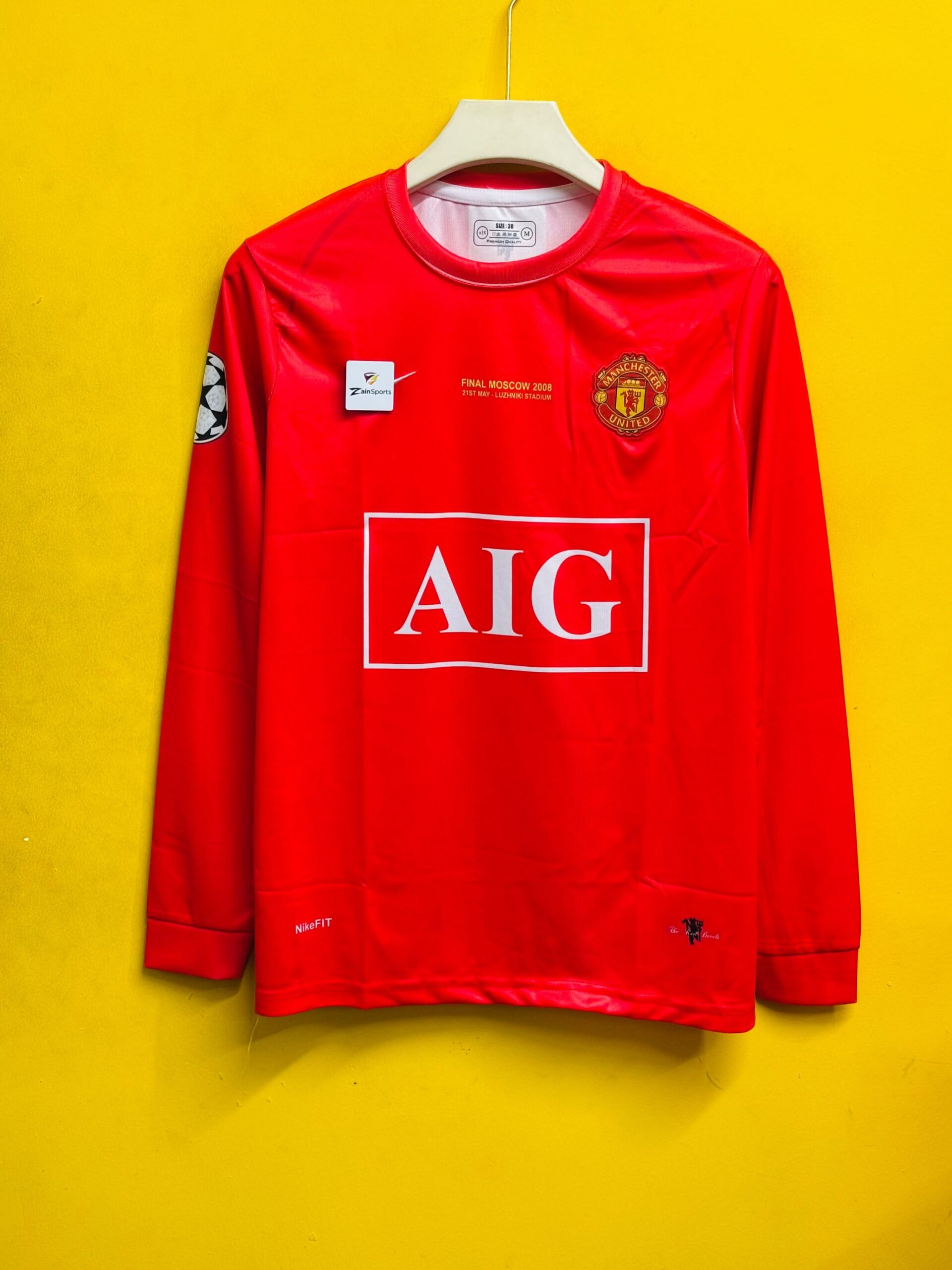 MAN UNITED 2007-08 HOME RONALDO (FULLSLEEVE EMBROIDERY)