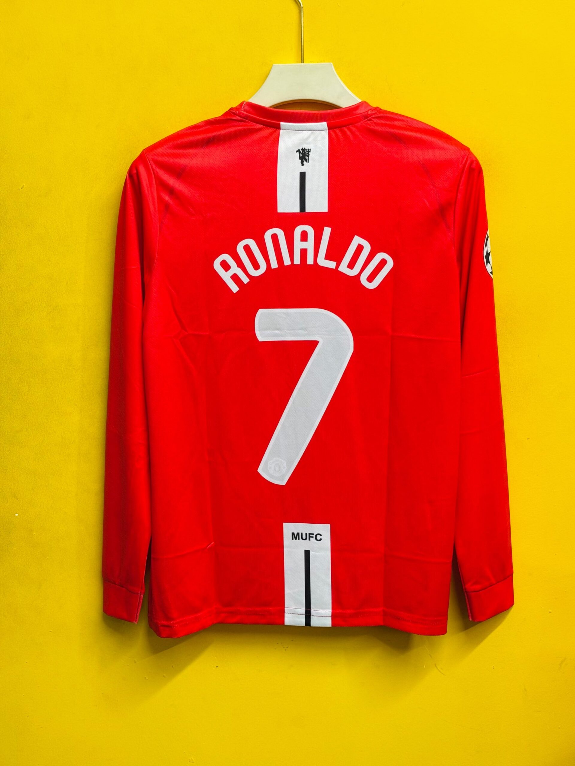 MAN UNITED 2007-08 HOME RONALDO (FULLSLEEVE EMBROIDERY) - Image 4