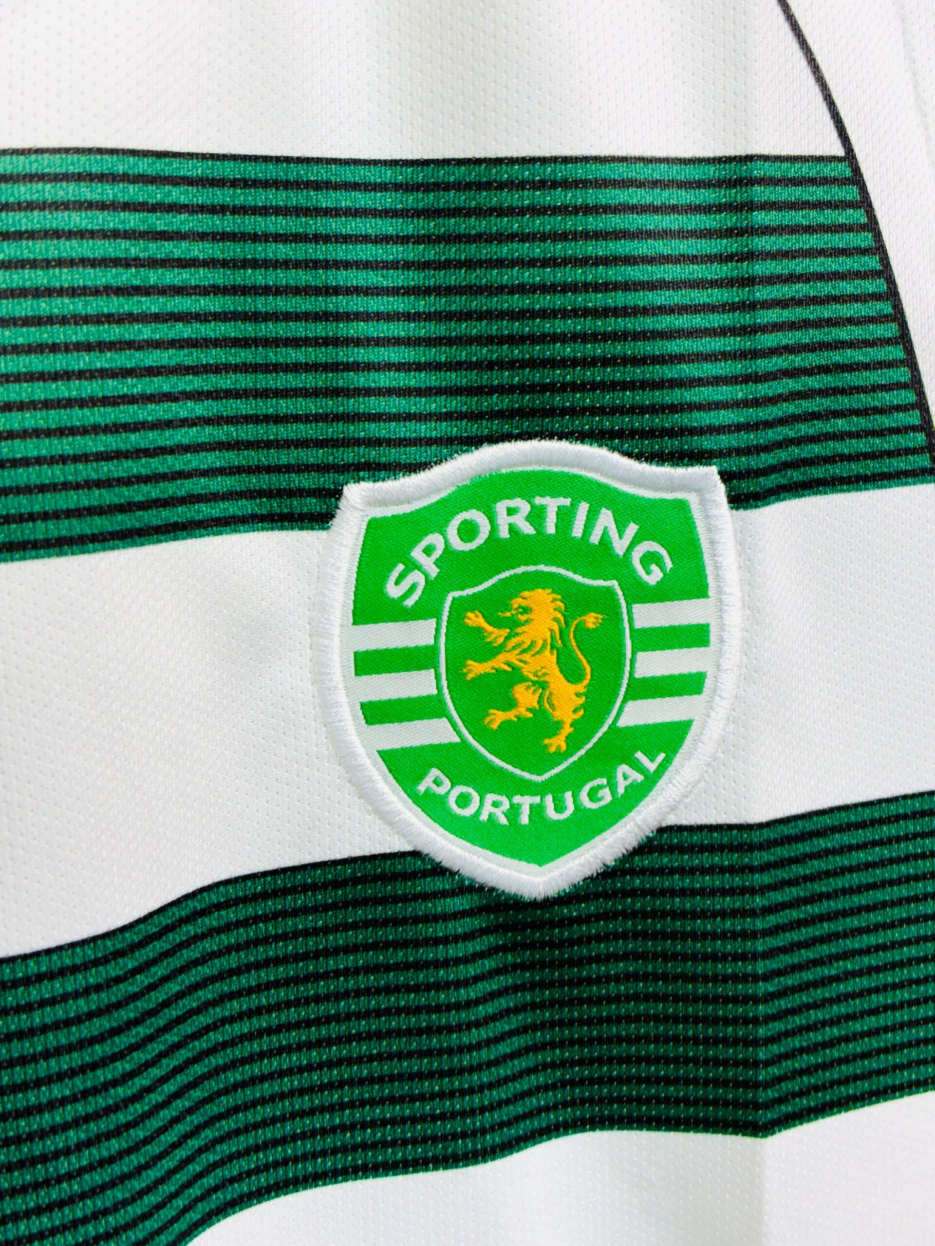 SPORTING 2002-03 HOME RETRO RONALDO (EMBROIDERY) - Image 2