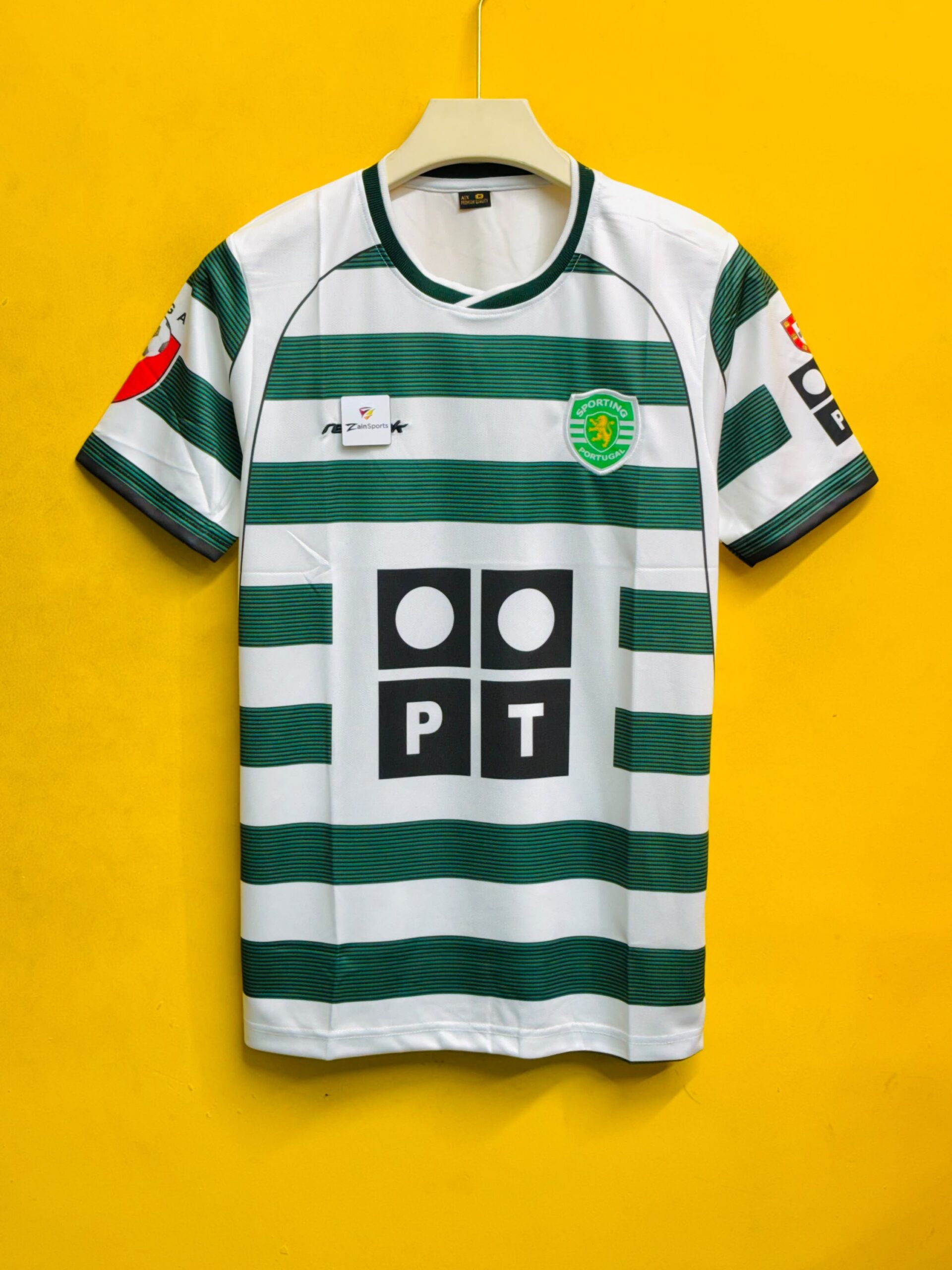SPORTING 2002-03 HOME RETRO RONALDO (EMBROIDERY)