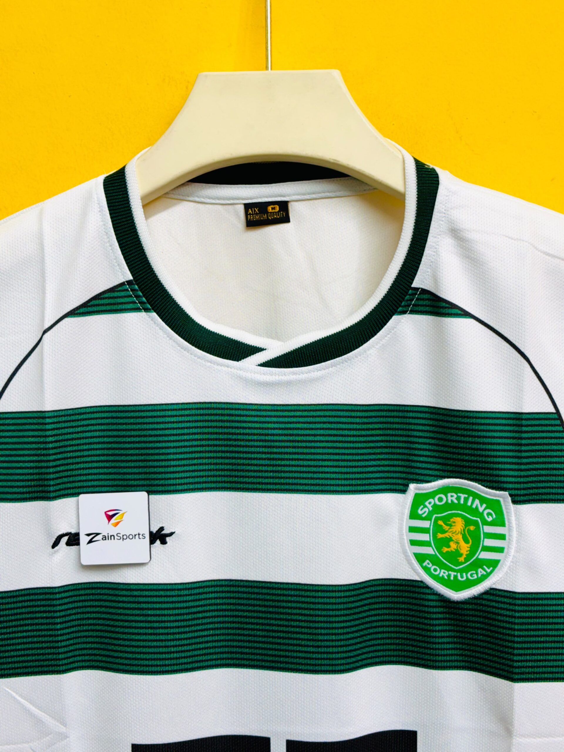 SPORTING 2002-03 HOME RETRO RONALDO (EMBROIDERY) - Image 3