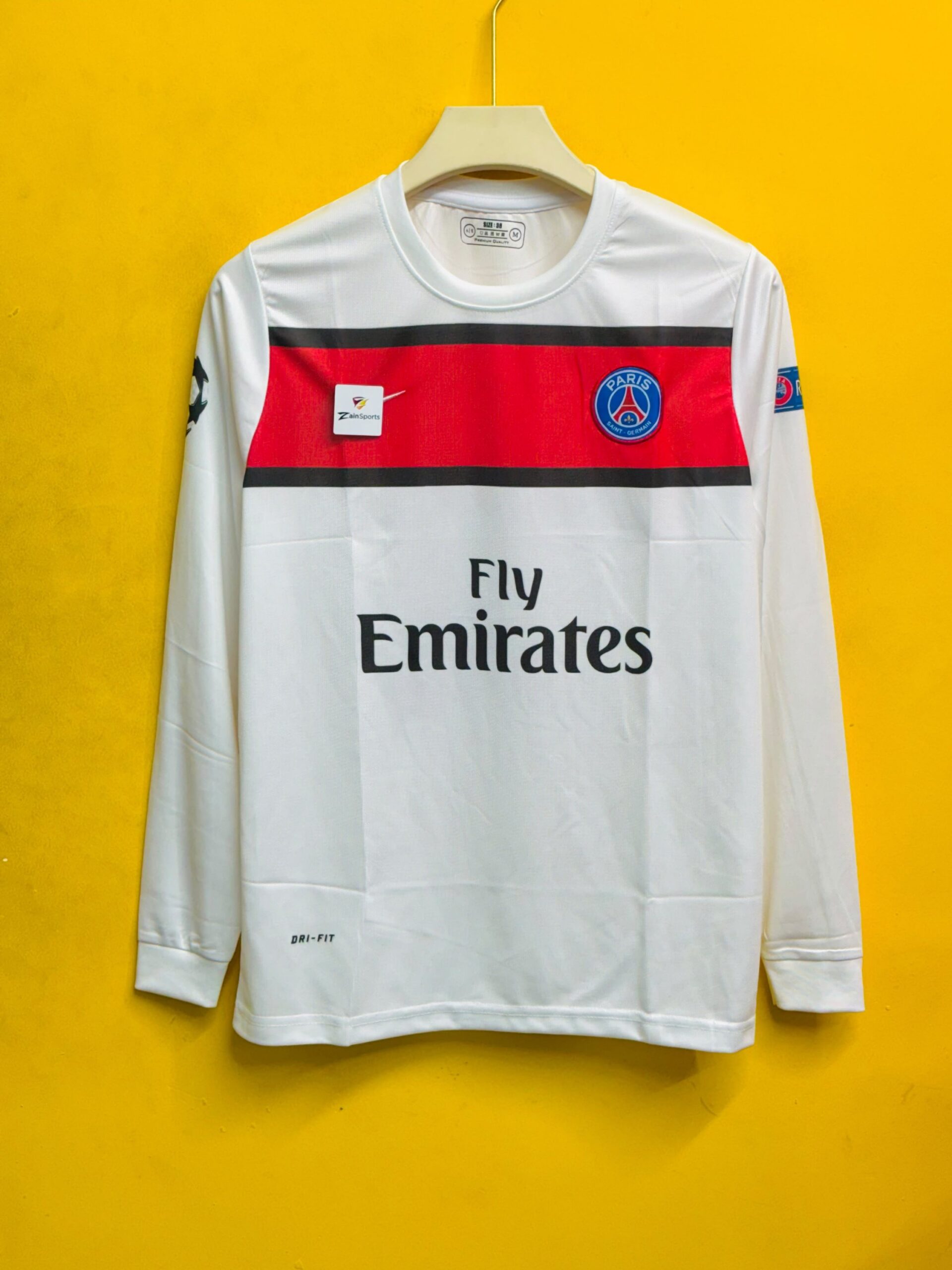 PSG 2011-2012 AWAY BECKHAM RETRO (FULLSLEEVE EMBROIDERY)