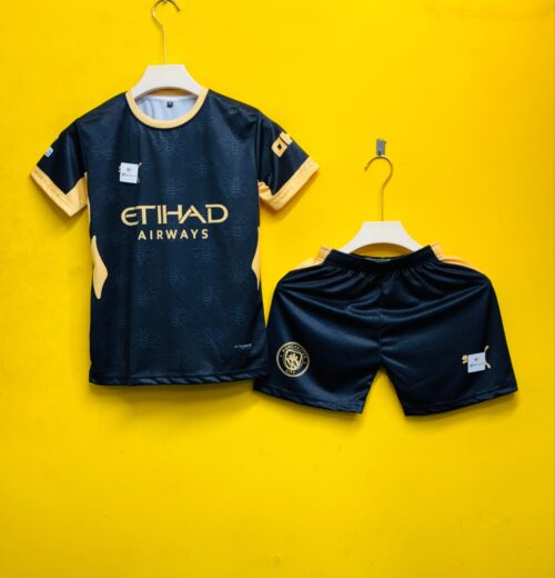 MAN CITY 2026-27 AWAY HAALAND KIDS SET