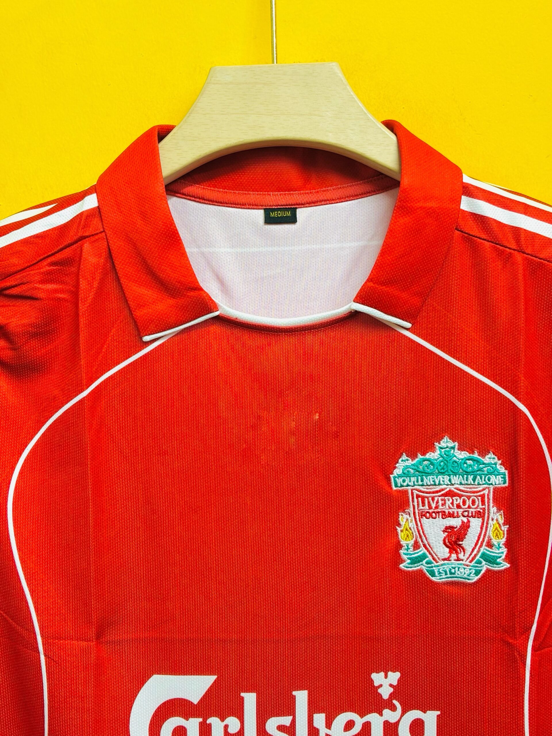 LIVERPOOL 2006-08 RETRO GERRARD (EMBROIDERY) - Image 3