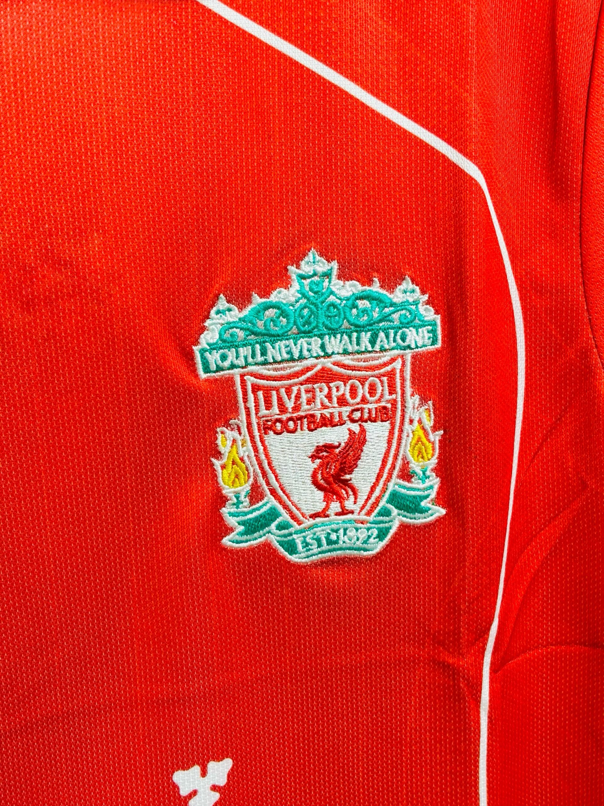 LIVERPOOL 2006-08 RETRO GERRARD (EMBROIDERY) - Image 2