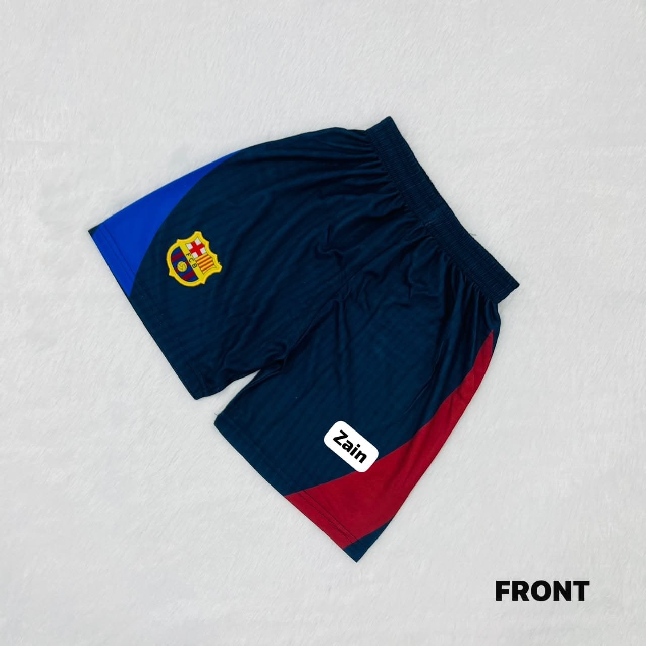 BARCELONA HOME SUBLIMATION EMBROIDERY SHORTS