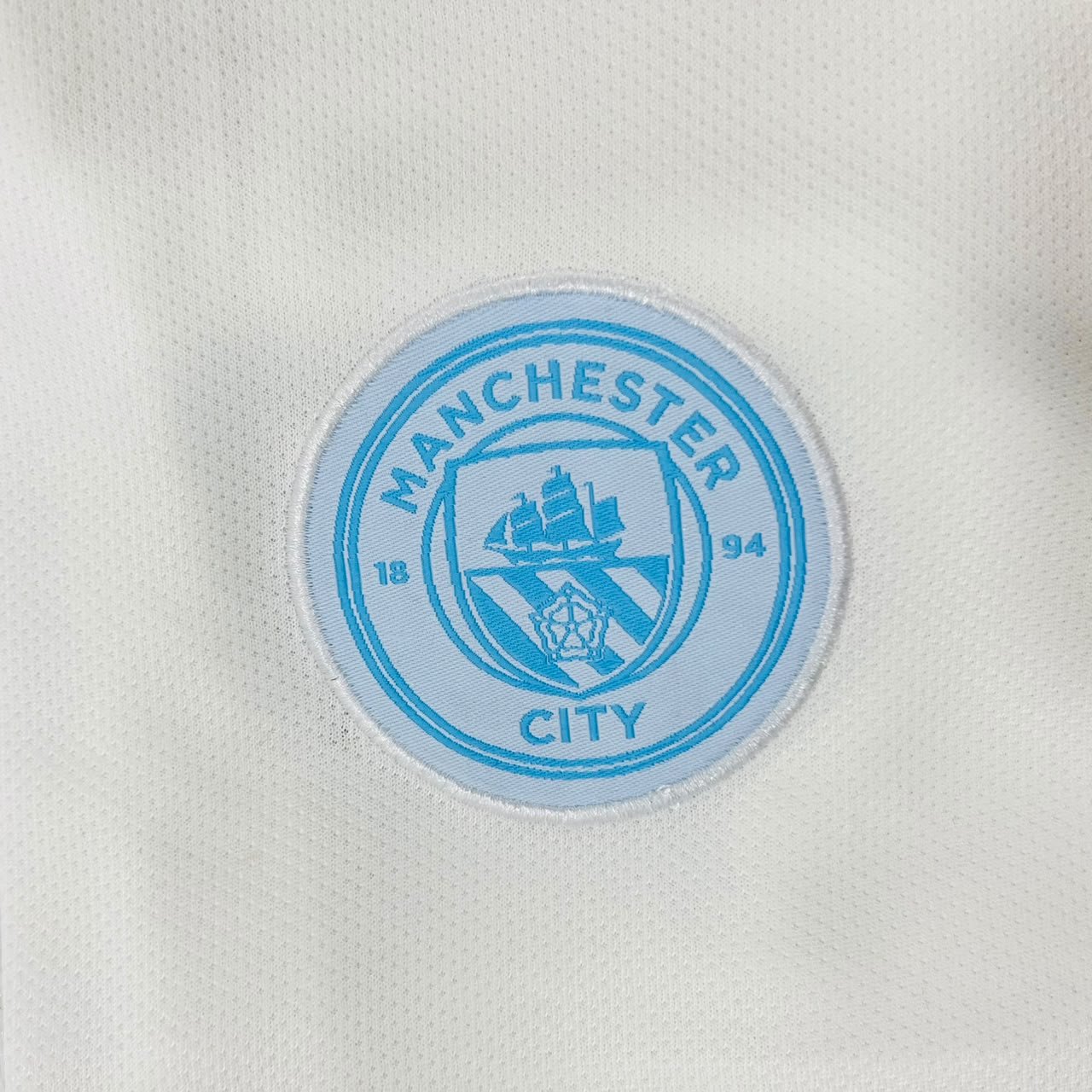 MANCHESTER CITY HOME SUBLIMATION EMBROIDERY SHORTS - Image 6