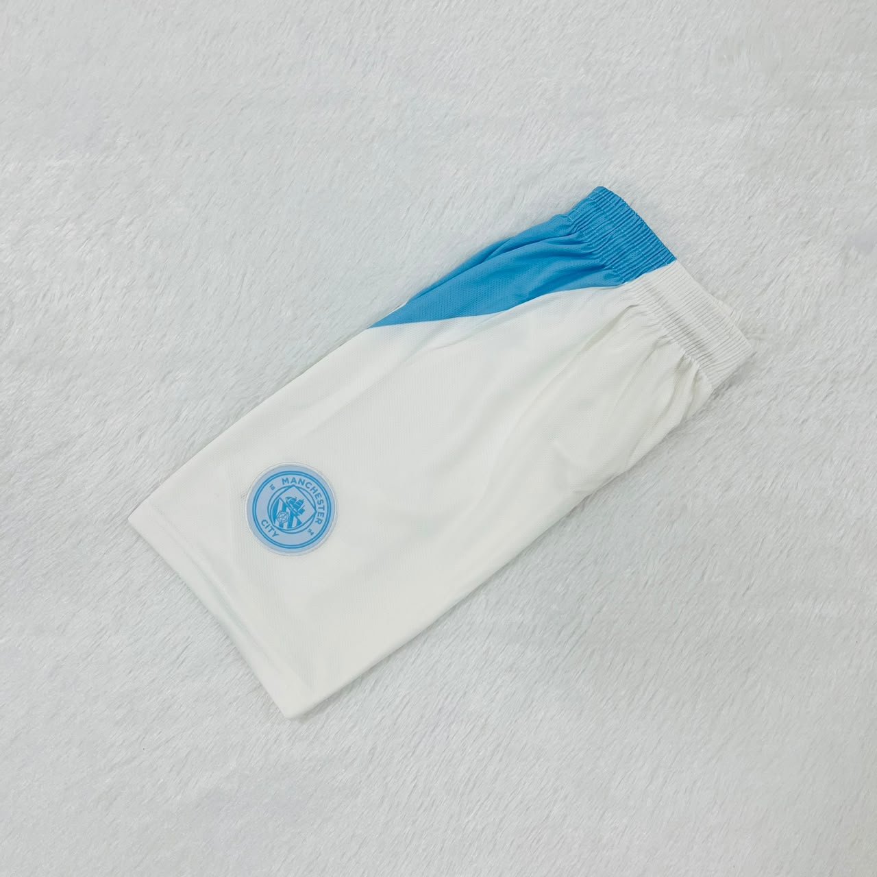 MANCHESTER CITY HOME SUBLIMATION EMBROIDERY SHORTS - Image 2