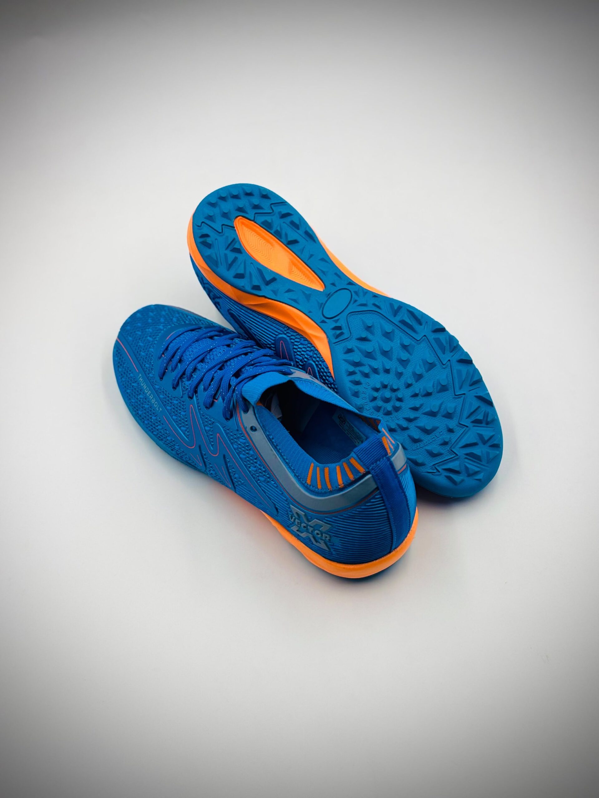 VECTOR X THUNDERBOLT BLUE ORANGE TURF BOOT - Image 4