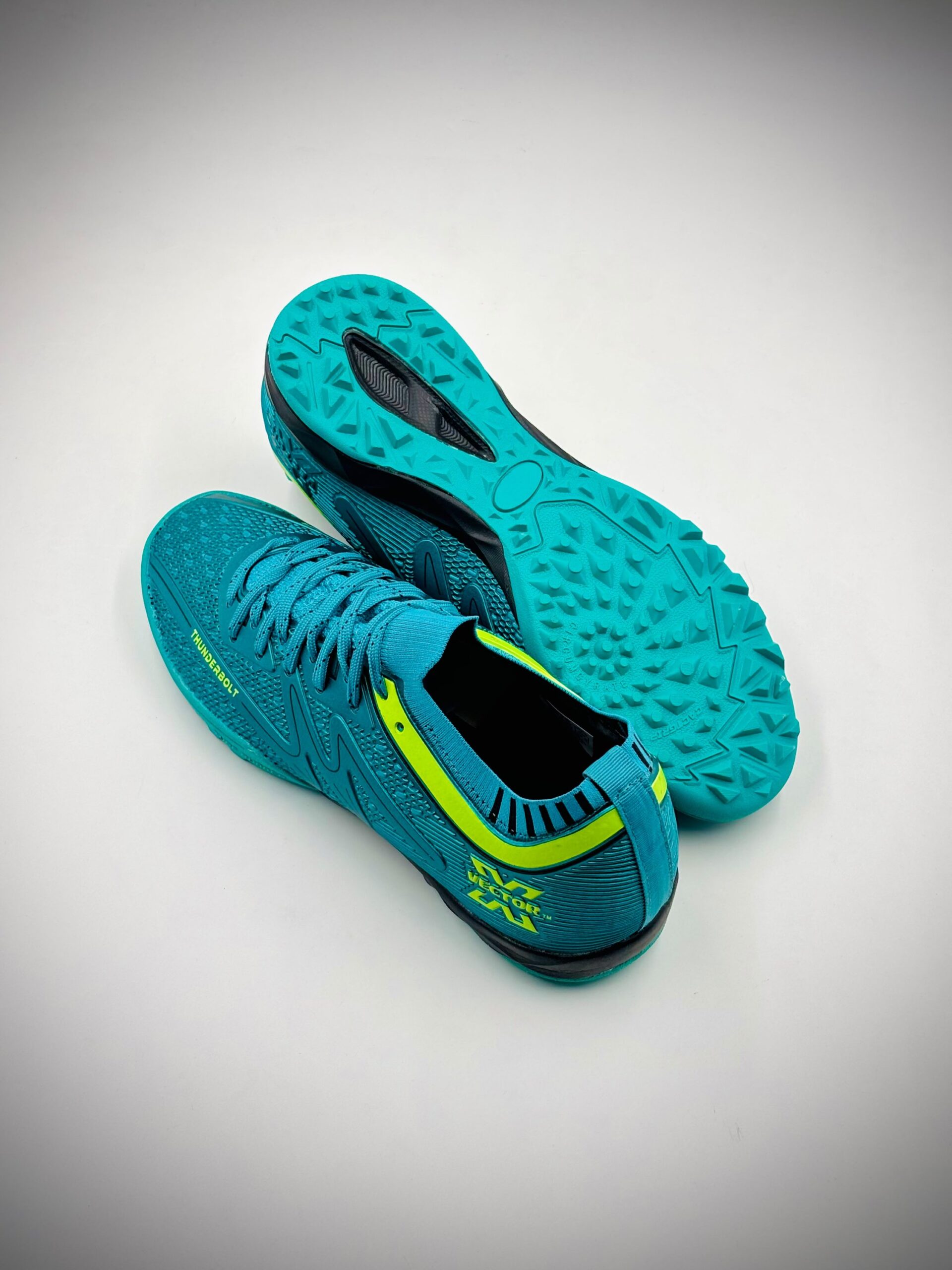 VECTOR X THUNDERBOLT GREEN BLACK TURF BOOT - Image 2