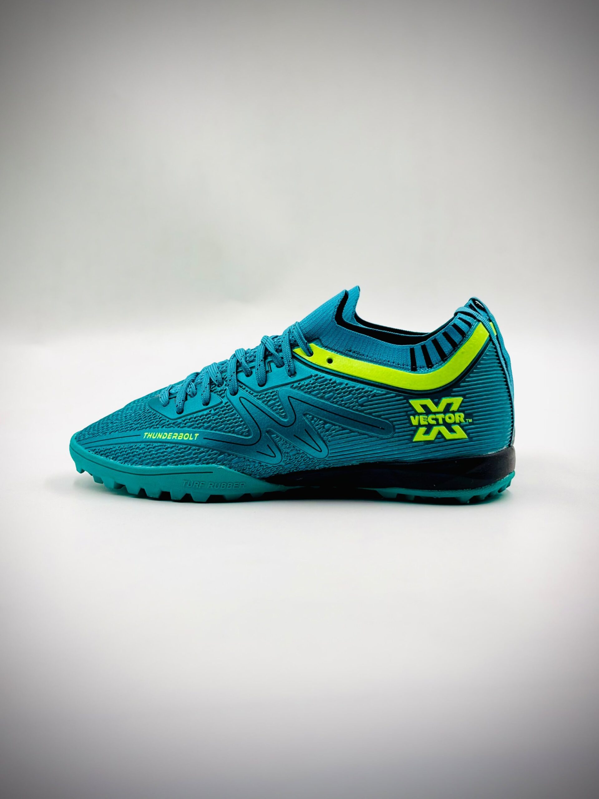 VECTOR X THUNDERBOLT GREEN BLACK TURF BOOT
