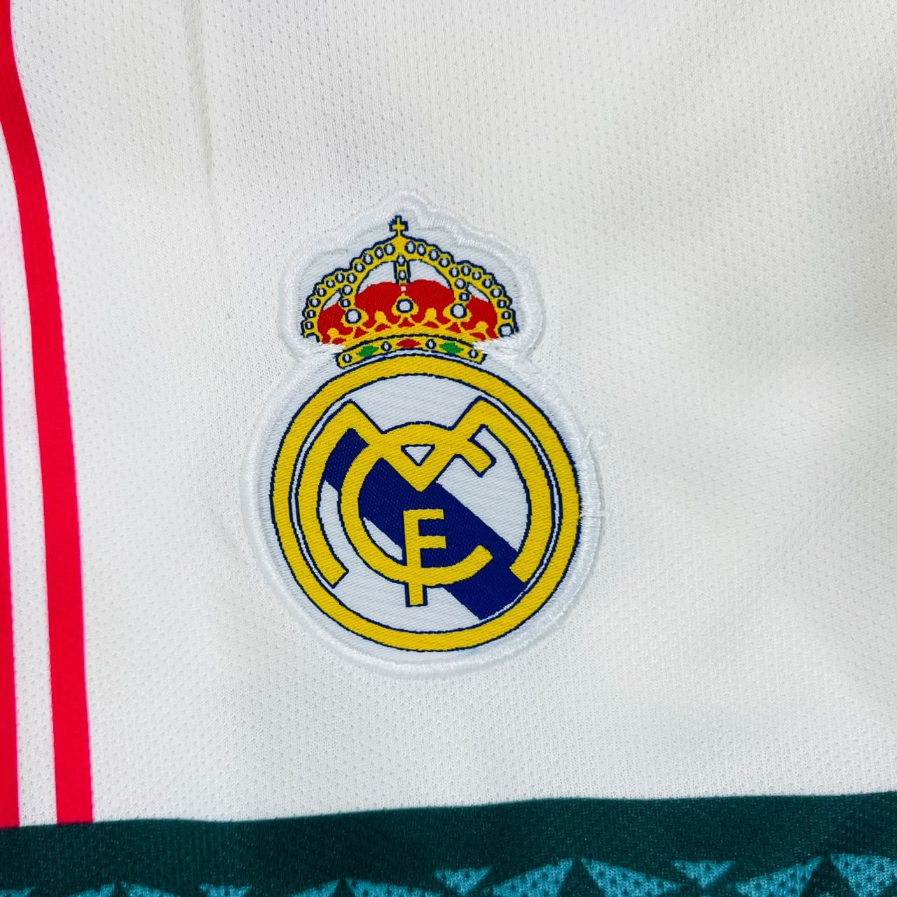 REAL MADRID HOME SUBLIMATION EMBROIDERY SHORTS - Image 3