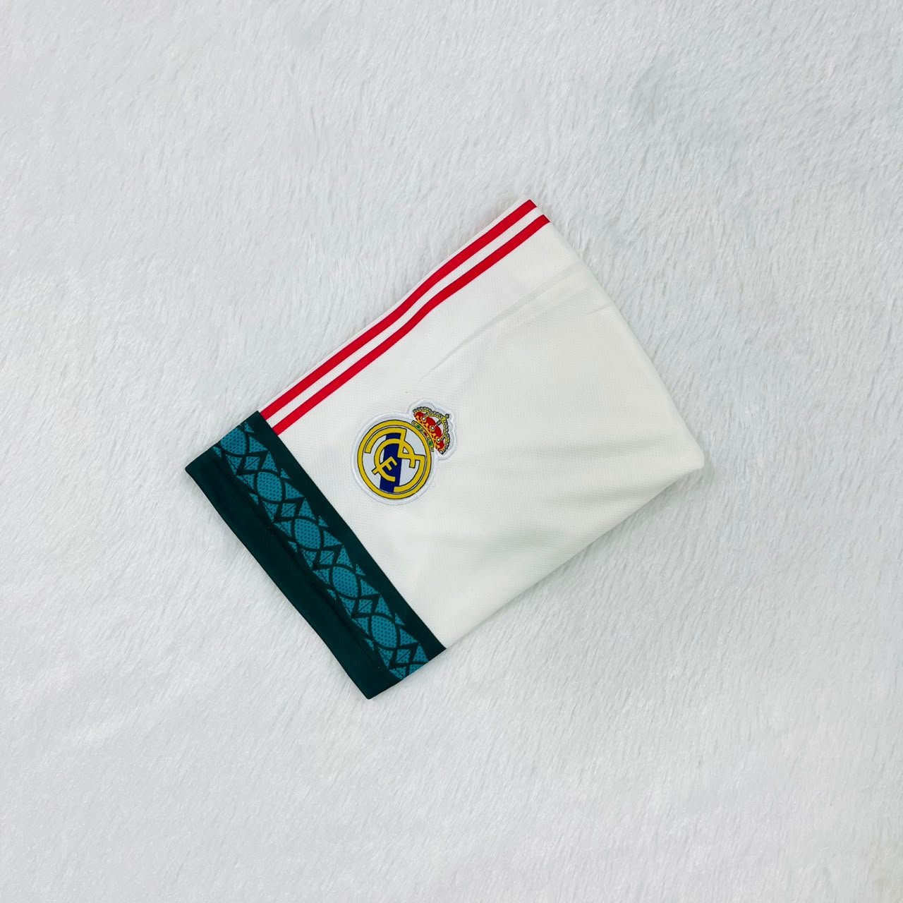 REAL MADRID HOME SUBLIMATION EMBROIDERY SHORTS - Image 2