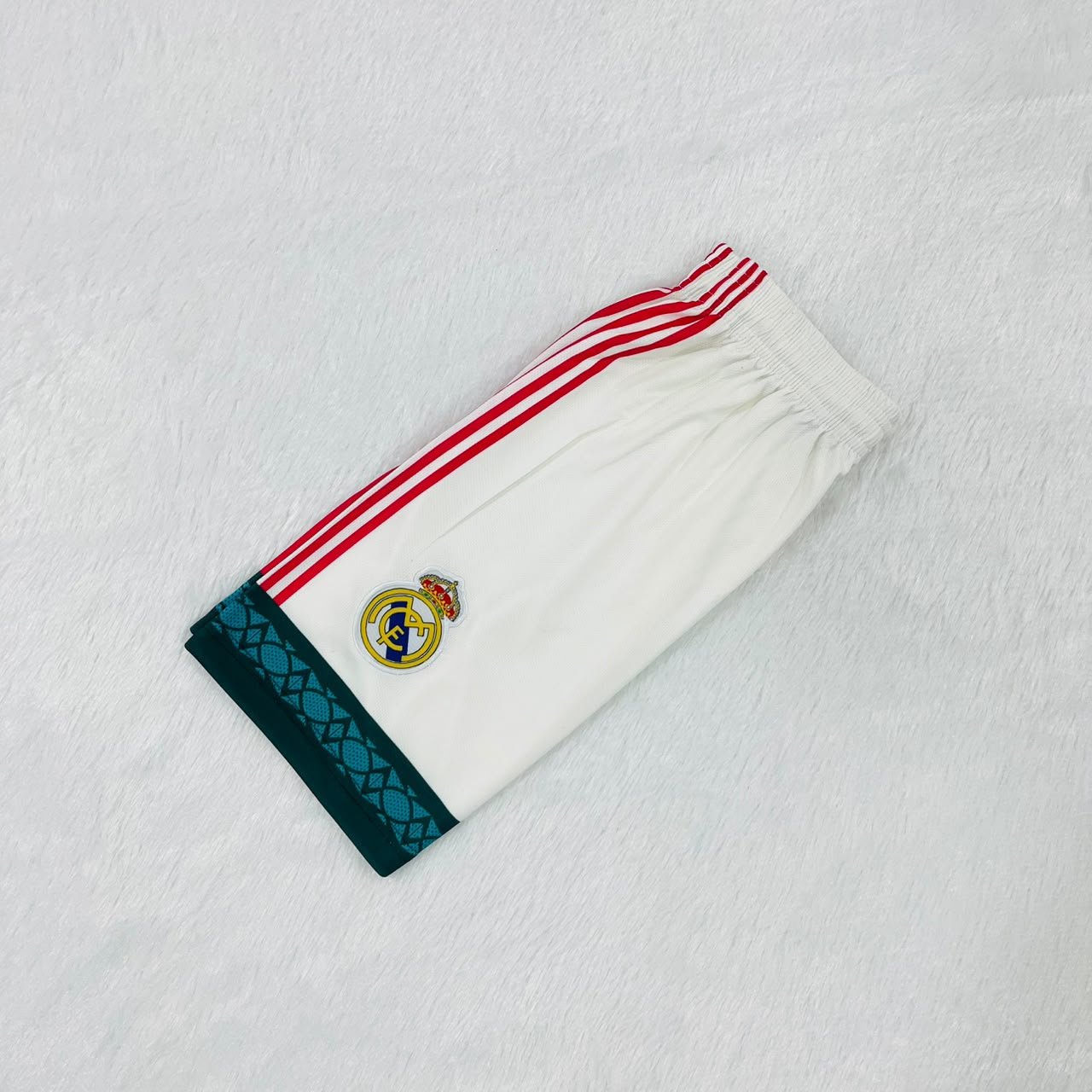 REAL MADRID HOME SUBLIMATION EMBROIDERY SHORTS - Image 5