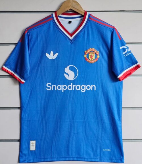 MANCHESTER UNITED 2026-27 AWAY MAINOO (Heat Pressed Logo )