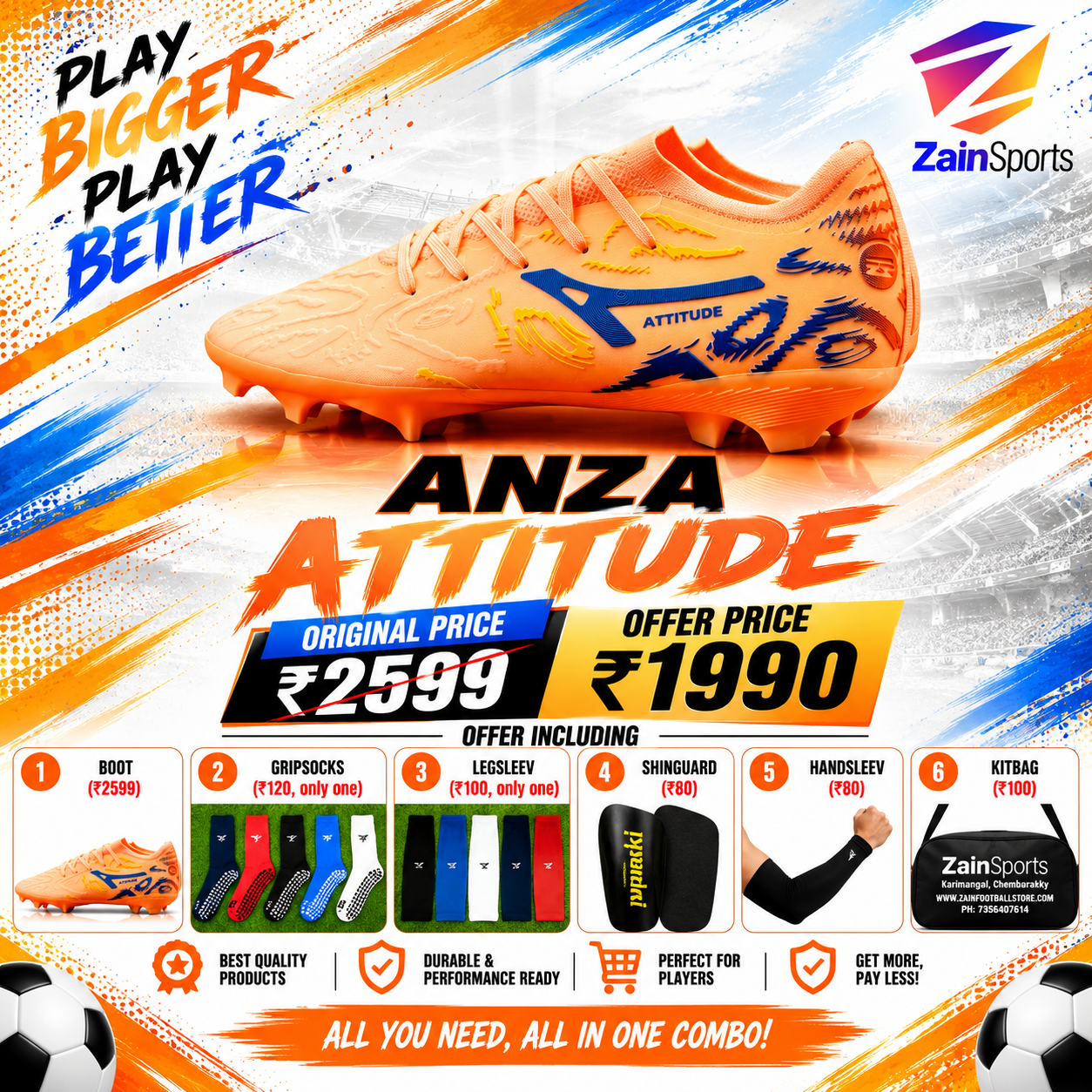 ANZA ATTITUDE ORANGE COMBO - Image 3